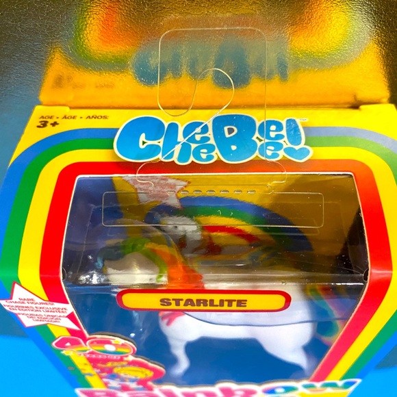RAINBOW BRITE NWT 40TH ANNIVERSARY STARLITE HORSE RARE GLOW IN THE DARK FIGURE - Picture 7 of 12